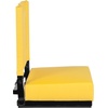 image:imageFlash Furniture Grandstand Portable Stadium Seat for Bleachers or Benches Folding Padded Stadium Chair with Carrying Handle 500 lb Weight Capacity PurpleYellow