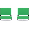 image:imageFlash Furniture Grandstand Portable Stadium Seat for Bleachers or Benches Folding Padded Stadium Chair with Carrying Handle 500 lb Weight Capacity PurpleBright Green