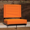 image:imageFlash Furniture Grandstand Portable Stadium Seat for Bleachers or Benches Folding Padded Stadium Chair with Carrying Handle 500 lb Weight Capacity PurpleOrange