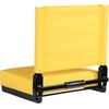image:imageFlash Furniture Grandstand Portable Stadium Seat for Bleachers or Benches Folding Padded Stadium Chair with Carrying Handle 500 lb Weight Capacity PurpleYellow
