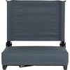 image:imageFlash Furniture Grandstand Portable Stadium Seat for Bleachers or Benches Folding Padded Stadium Chair with Carrying Handle 500 lb Weight Capacity PurpleDark Blue