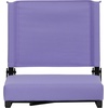 image:imageFlash Furniture Grandstand Portable Stadium Seat for Bleachers or Benches Folding Padded Stadium Chair with Carrying Handle 500 lb Weight Capacity PurplePurple