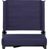 image:imageFlash Furniture Grandstand Portable Stadium Seat for Bleachers or Benches Folding Padded Stadium Chair with Carrying Handle 500 lb Weight Capacity PurpleNavy