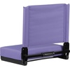 image:imageFlash Furniture Grandstand Portable Stadium Seat for Bleachers or Benches Folding Padded Stadium Chair with Carrying Handle 500 lb Weight Capacity PurplePurple