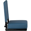 image:imageFlash Furniture Grandstand Portable Stadium Seat for Bleachers or Benches Folding Padded Stadium Chair with Carrying Handle 500 lb Weight Capacity PurpleTeal