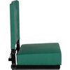 image:imageFlash Furniture Grandstand Portable Stadium Seat for Bleachers or Benches Folding Padded Stadium Chair with Carrying Handle 500 lb Weight Capacity PurpleHunter Green