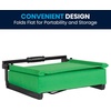 image:imageFlash Furniture Grandstand Portable Stadium Seat for Bleachers or Benches Folding Padded Stadium Chair with Carrying Handle 500 lb Weight Capacity PurpleBright Green
