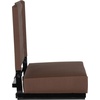 image:imageFlash Furniture Grandstand Portable Stadium Seat for Bleachers or Benches Folding Padded Stadium Chair with Carrying Handle 500 lb Weight Capacity PurpleBrown
