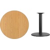 image:imageFlash Furniture Graniss 36 Round Mahogany Laminate Table Top with 24 Round Table Height BaseNatural