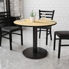 image:imageFlash Furniture Graniss 36 Round Mahogany Laminate Table Top with 24 Round Table Height BaseNatural