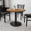 image:imageFlash Furniture Graniss 36 Round Mahogany Laminate Table Top with 24 Round Table Height BaseWalnut