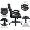image:imageFlash Furniture Greer High Back Black LeatherSoft Executive Swivel Ergonomic Office Chair with Arms
