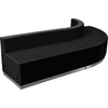 image:imageFlash Furniture HERCULES Alon Series Black LeatherSoft Reception Configuration 3 PiecesBlack