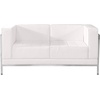 image:imageFlash Furniture HERCULES Imagination Series Contemporary White LeatherSoft Loveseat with Encasing FrameMelrose White