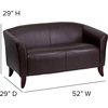 image:imageFlash Furniture HERCULES Imperial Series Brown LeatherSoft Loveseat