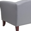 image:imageFlash Furniture HERCULES Imperial Series Gray LeatherSoft Loveseat