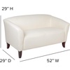 image:imageFlash Furniture HERCULES Imperial Series Ivory LeatherSoft Loveseat