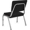 image:imageFlash Furniture HERCULES Series 1000 lb Rated Black Antimicrobial Fabric Bariatric Medical Reception Chair with 34 Panel BackBlack Fabric