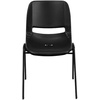 image:imageFlash Furniture HERCULES Series 440 lb Capacity Kids Black Ergonomic Shell Stack Chair with Black Frame and 14 Seat HeightBlack PlasticBlack Frame