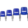 image:imageFlash Furniture HERCULES Series 440 lb Capacity Kids Black Ergonomic Shell Stack Chair with Black Frame and 14 Seat HeightNavy PlasticBlack Frame