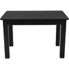 image:imageFlash Furniture HERCULES Series 46 x 30 Rectangular Antique Rustic White Solid Pine Farm Dining TableBlack Wash