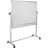 image:imageFlash Furniture HERCULES Series 625W x 6225H Reversible Mobile Cork Bulletin Board and White Board with Pen Tray53W x 625H