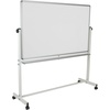 image:imageFlash Furniture HERCULES Series 625W x 6225H Reversible Mobile Cork Bulletin Board and White Board with Pen Tray64W x 648H