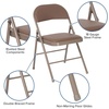 image:imageFlash Furniture HERCULES Series Double Braced Beige Vinyl Folding ChairBeige