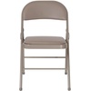 image:imageFlash Furniture HERCULES Series Double Braced Beige Vinyl Folding ChairGrey