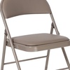 image:imageFlash Furniture HERCULES Series Double Braced Beige Vinyl Folding ChairGrey
