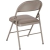 image:imageFlash Furniture HERCULES Series Double Braced Beige Vinyl Folding ChairGrey