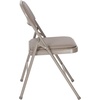 image:imageFlash Furniture HERCULES Series Double Braced Beige Vinyl Folding ChairGrey