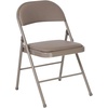 image:imageFlash Furniture HERCULES Series Double Braced Beige Vinyl Folding ChairGrey