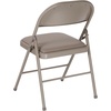 image:imageFlash Furniture HERCULES Series Double Braced Beige Vinyl Folding ChairGrey
