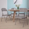 image:imageFlash Furniture HERCULES Series Double Braced Black Metal Folding ChairBeige