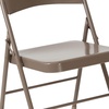 image:imageFlash Furniture HERCULES Series Double Braced Black Metal Folding ChairBeige