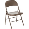 image:imageFlash Furniture HERCULES Series Double Braced Black Metal Folding ChairBeige