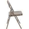 image:imageFlash Furniture HERCULES Series Double Braced Black Metal Folding ChairBeige