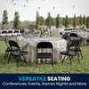 image:imageFlash Furniture HERCULES Series Double Braced Black Metal Folding ChairBlack