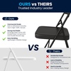 image:imageFlash Furniture HERCULES Series Double Braced Black Metal Folding ChairBlack
