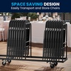 image:imageFlash Furniture HERCULES Series Double Braced Black Metal Folding ChairBlack