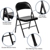 image:imageFlash Furniture HERCULES Series Double Braced Black Metal Folding ChairBlack