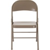 image:imageFlash Furniture HERCULES Series Double Braced Black Metal Folding ChairGrey
