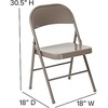 image:imageFlash Furniture HERCULES Series Double Braced Black Metal Folding ChairGrey