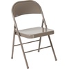 image:imageFlash Furniture HERCULES Series Double Braced Black Metal Folding ChairGrey