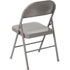image:imageFlash Furniture HERCULES Series Double Braced Black Metal Folding ChairGrey