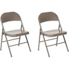 image:imageFlash Furniture HERCULES Series Double Braced Black Metal Folding ChairGrey