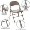 image:imageFlash Furniture HERCULES Series Double Braced Black Metal Folding ChairGrey