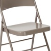 image:imageFlash Furniture HERCULES Series Double Braced Black Metal Folding ChairGrey