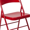 image:imageFlash Furniture HERCULES Series Double Braced Black Metal Folding ChairRed